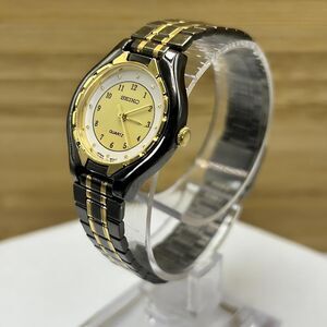 Vintage Seiko Women Dress Two Tone Quartz Analog 19mm Watch